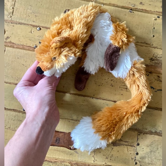 NEW DOG TOY FLATTENED FOX PUPPY DOG TOY GIFT OS BARKBOX DOG TOY - Picture 4 of 4